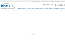 Tablet Screenshot of obru.de